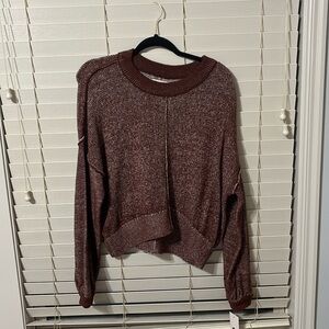 Burgundy sweater